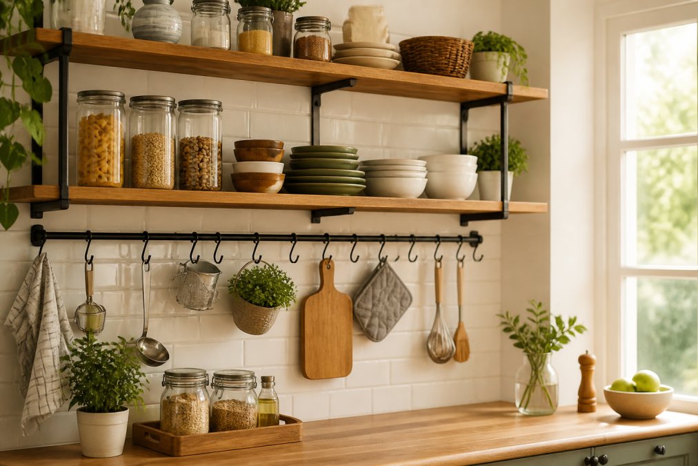 Clever Kitchen Wall Storage Solutions for Apartments