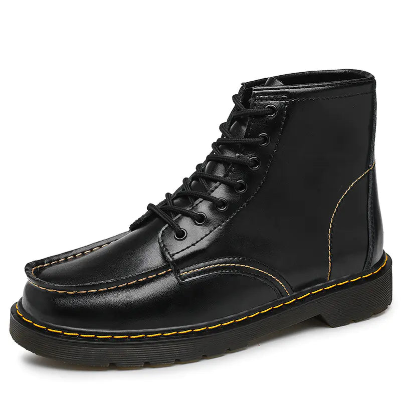 Men’s Premium Cowhide High-Top Martin Boots