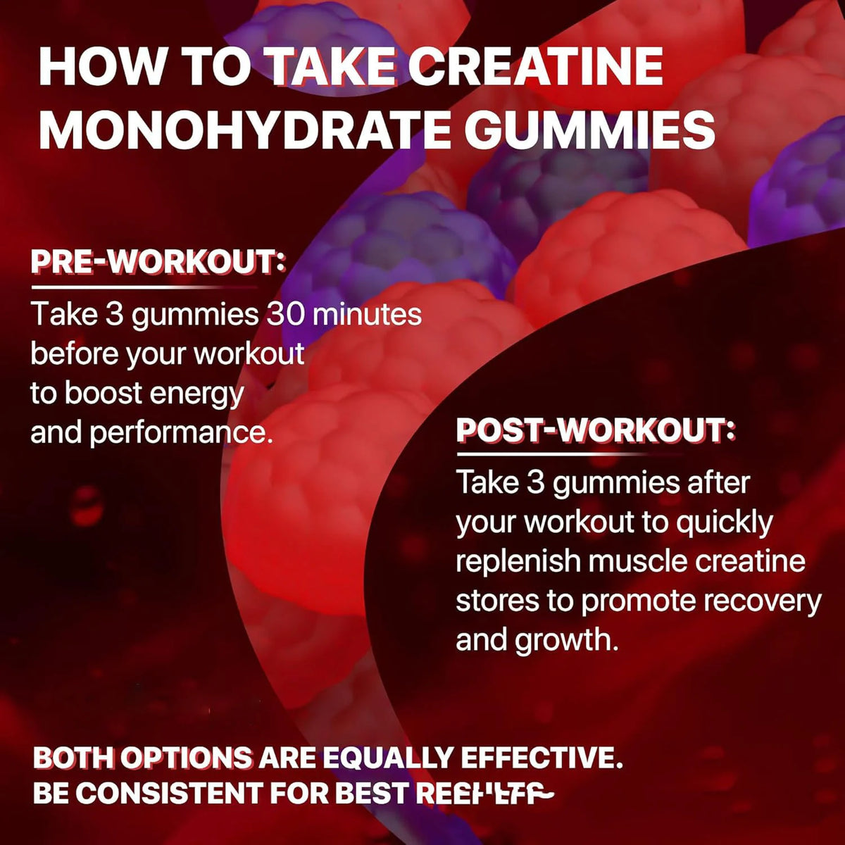 Muscle Boost Daily Wellness Gummies Strawberry Flavor