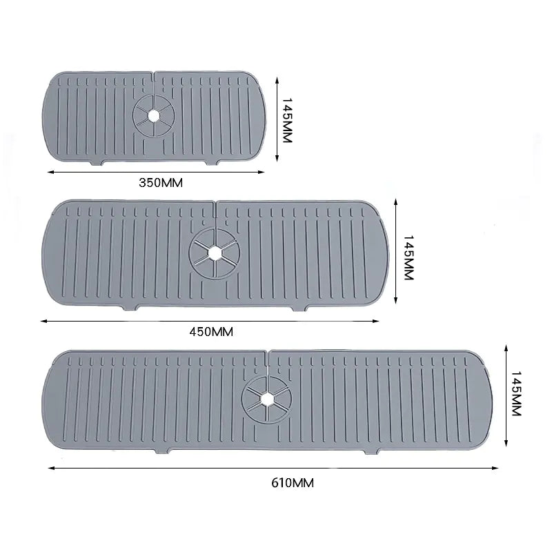Silicone Sink Draining Mat for Kitchen Faucet Protection