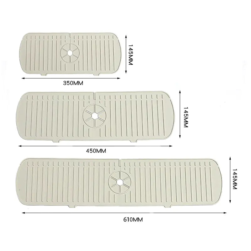 Silicone Sink Draining Mat for Kitchen Faucet Protection