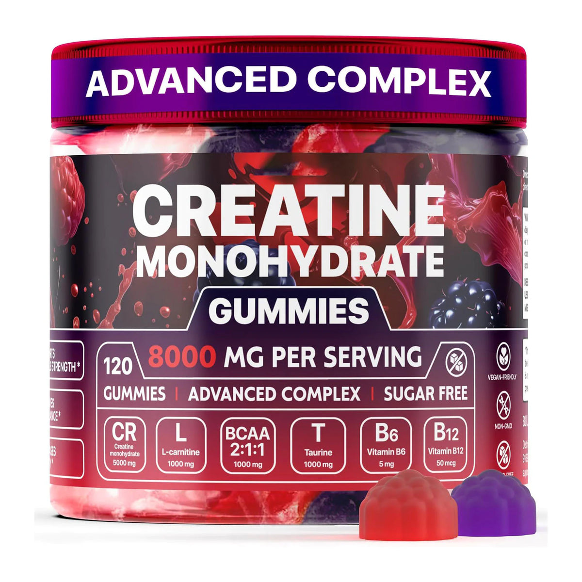 Muscle Boost Daily Wellness Gummies Strawberry Flavor